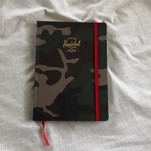 RARE Herschel Army Print Notebook